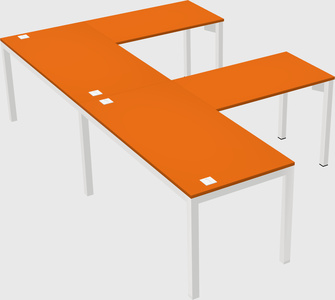 L-shaped desk