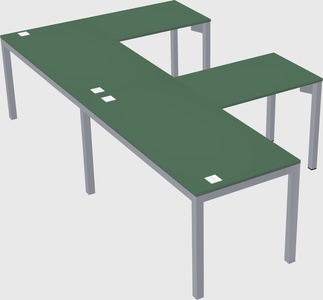 L-shaped desk