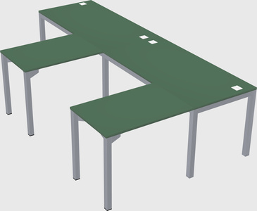 L-shaped desk
