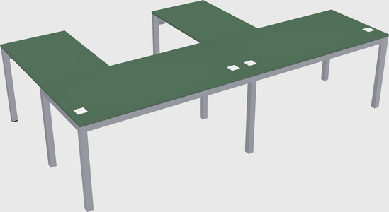 L-shaped desk