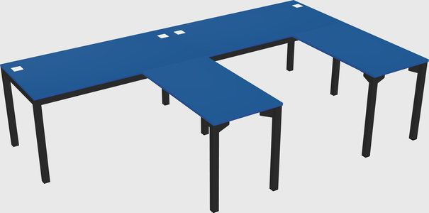 L-shaped desk