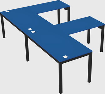 L-shaped desk