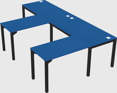 L-shaped desk