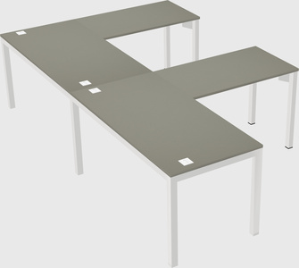 L-shaped desk