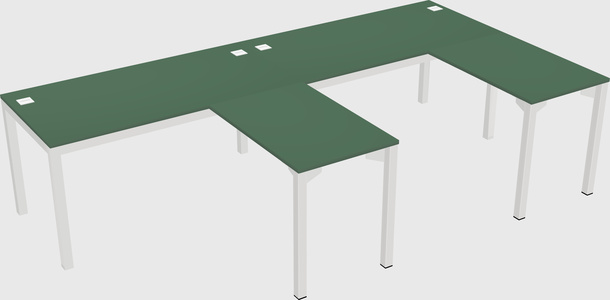 L-shaped desk
