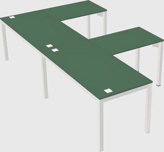 L-shaped desk