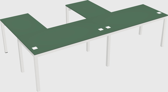 L-shaped desk