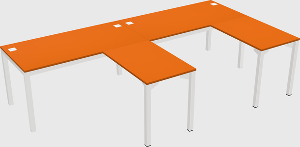 L-shaped desk