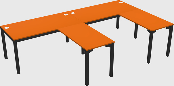 L-shaped desk