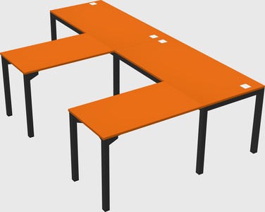 L-shaped desk