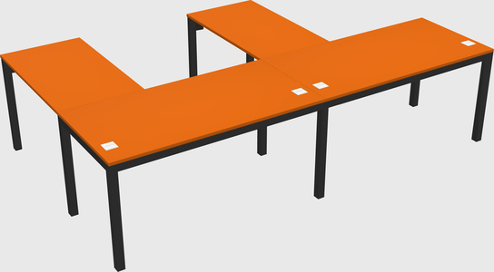 L-shaped desk
