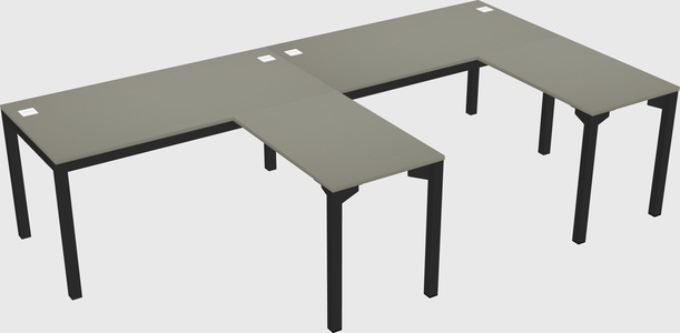 L-shaped desk