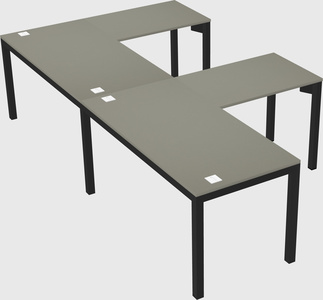 L-shaped desk