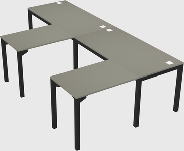 L-shaped desk