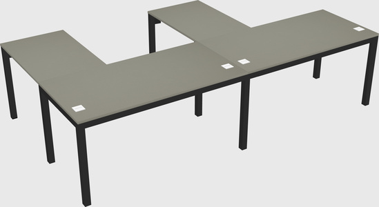 L-shaped desk