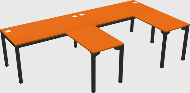 L-shaped desk