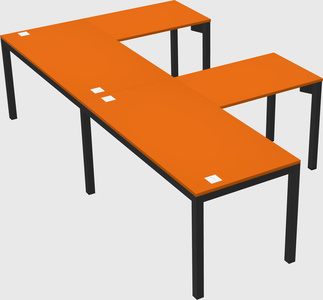 L-shaped desk
