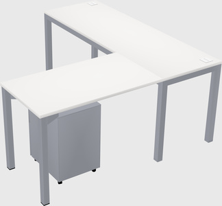L-shaped desk
