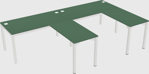 L-shaped desk