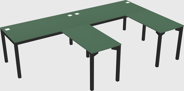 L-shaped desk