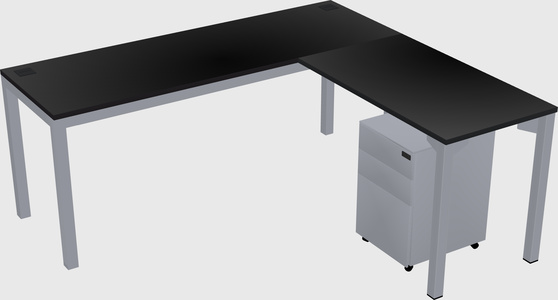 L-shaped Desk