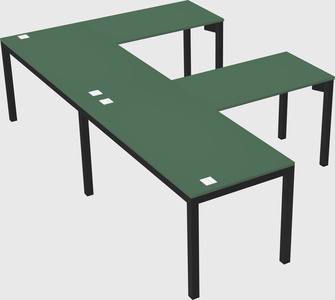 L-shaped desk