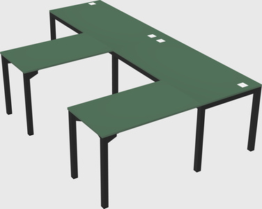 L-shaped desk