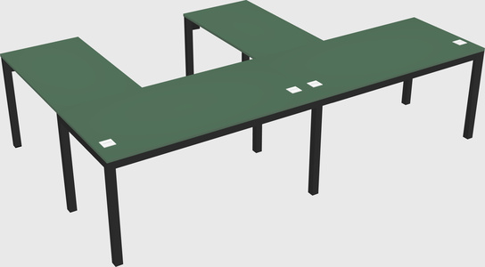 L-shaped desk