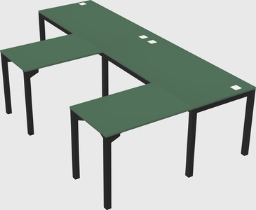 L-shaped desk