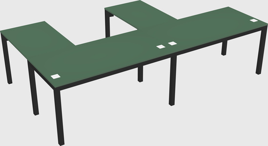 L-shaped desk
