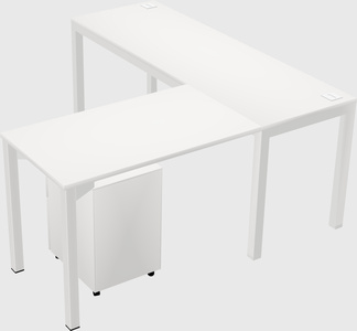 L-shaped desk