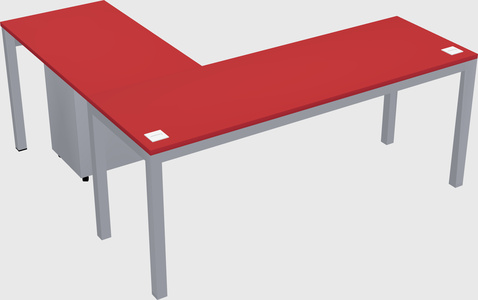 L-shaped desk