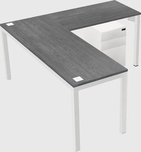L-shaped desk