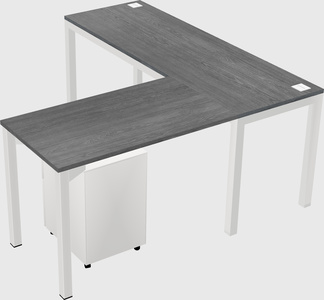L-shaped desk