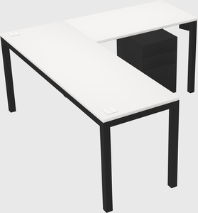 L-shaped desk