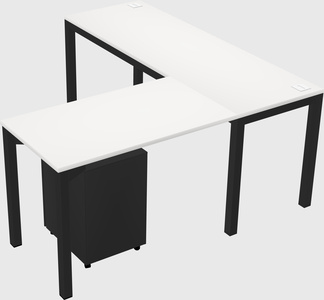 L-shaped desk