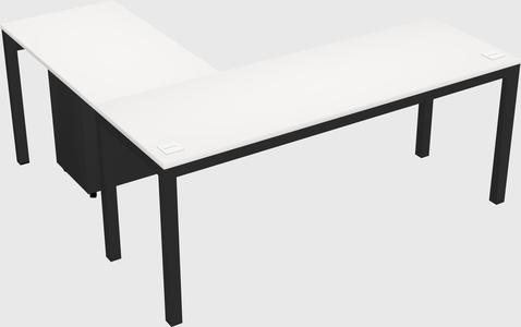 L-shaped desk