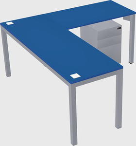 L-shaped desk