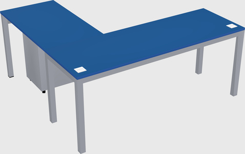 L-shaped desk
