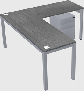 L-shaped desk