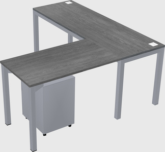 L-shaped desk