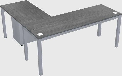 L-shaped desk