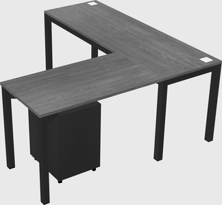 L-shaped desk