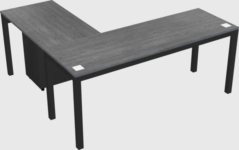 L-shaped desk