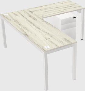 L-shaped desk