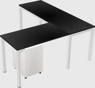 L-shaped desk