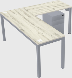 L-shaped desk