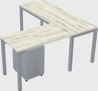 L-shaped desk