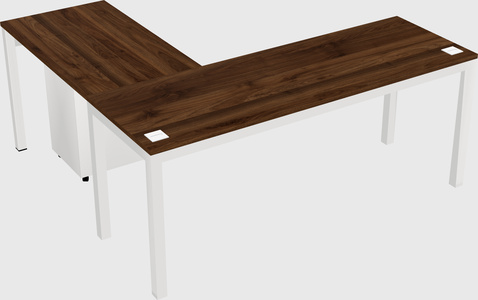 L-shaped desk