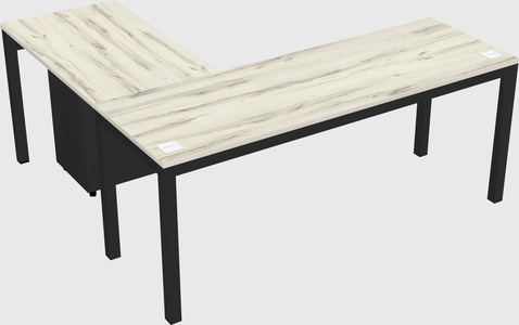 L-shaped desk